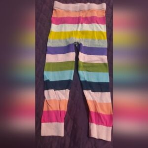 EUC- Gap KIDS Colorful Striped Sweater Leggings.